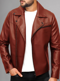 Mens Stylish Leather Motorcycle Jacket