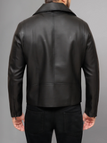 Mens Stylish Leather Motorcycle Jacket