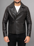 Mens Stylish Leather Motorcycle Jacket