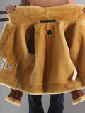 Mens Tan Flying B3 Suede Leather Jacket