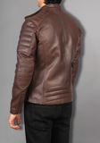 Mens Vintage Biker Leather Jacket
