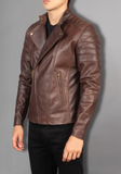 Mens Vintage Biker Leather Jacket
