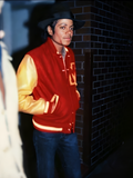 Michael Jackson M Logo Varsity Letterman Jacket