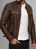 REVIT LANE BLACK LEATHER JACKET