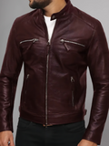 REVIT LANE BLACK LEATHER JACKET