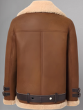 Real Leather Shearling Moto Jackets