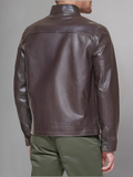 Regular Fit Real Leather Jacket for Men