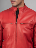 STRIVEN MENS LEATHER JACKET