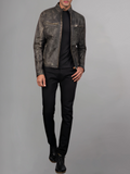 STRIVEN MENS LEATHER JACKET