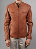 STRIVEN MENS LEATHER JACKET