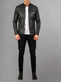 STRIVEN MENS LEATHER JACKET