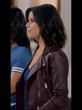 Scream Sidney Prescott Black Motorcycle Leather Jacket