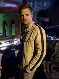 Tobey Marshall Need for Speed Aaron Paul White Leather Jacket