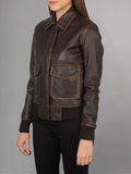 Westa A-2 Leather Bomber Jacket