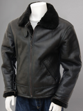 Winter Mens Leather Jacket Outwear Sheepskin Motorcycle Warm