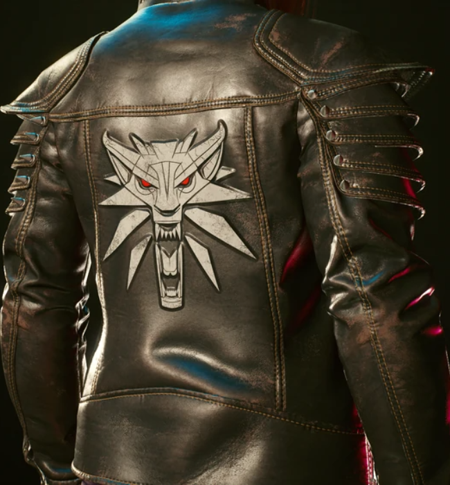 Wolf School Cyberpunk 2077 Leather Jacket