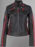 Women's Leather Biker Jacket