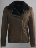 Womens Jane B3 Fur Sheepskin Bomber Jacket