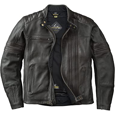 Men's Leather Motorcycle Jacket Jackets Empire