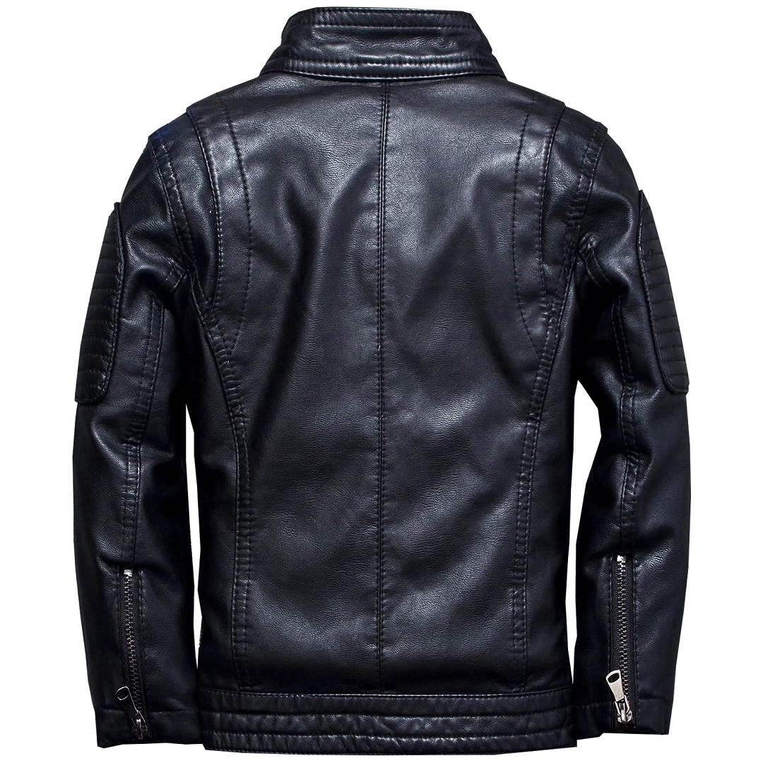 Stylish Men’s Black Biker Leather Jacket Jackets Empire