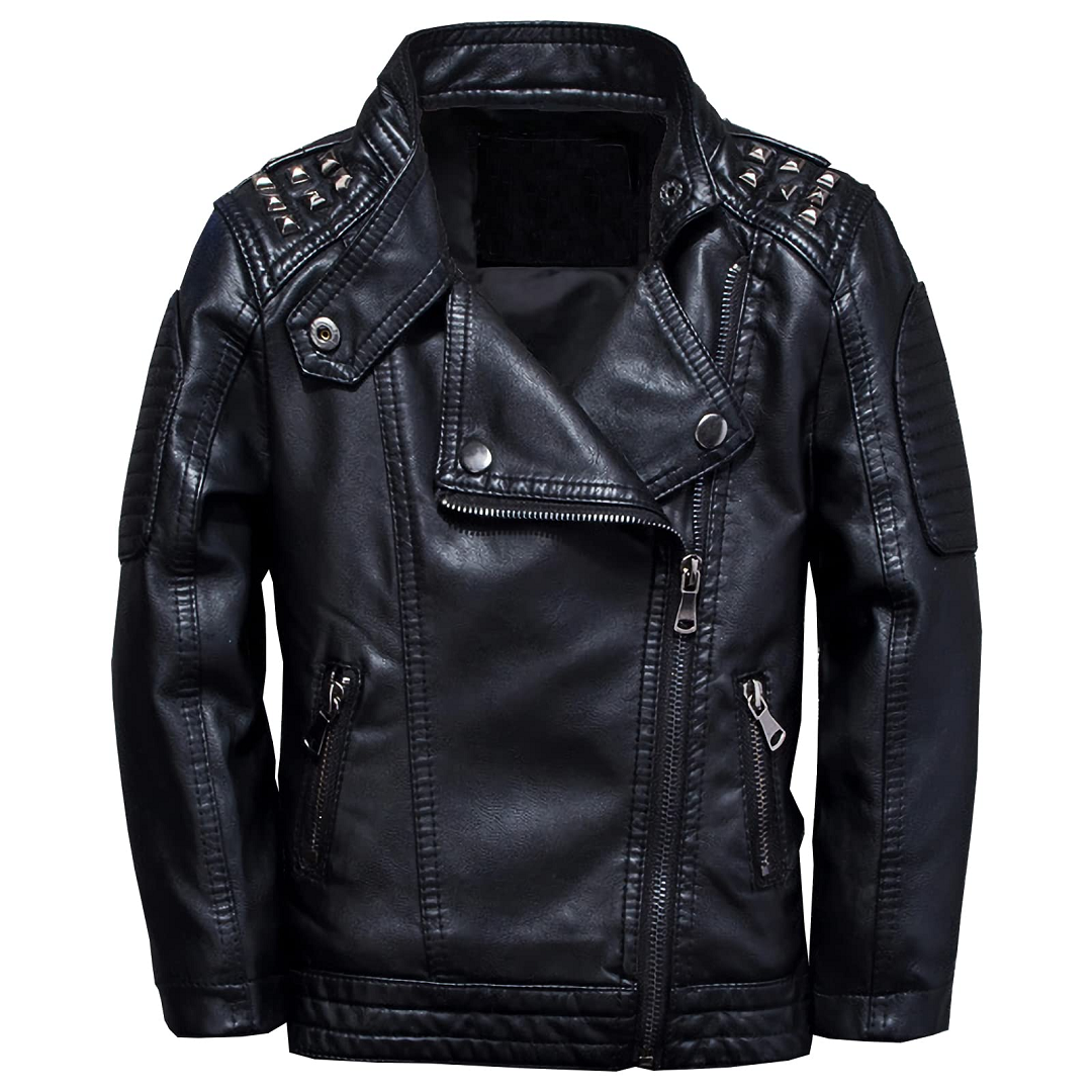Stylish Men’s Black Biker Leather Jacket Jackets Empire