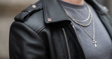 Men's Slim Fit Biker Genuine Leather Jacket Jackets Empire