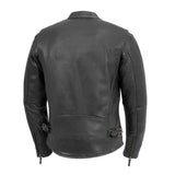 Turbine - Motorcycle Perforated Leather Jacket Jackets Empire
