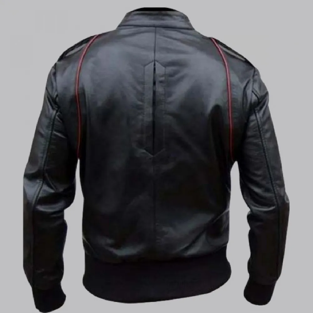 Mens Stylish Leather Motorcycle Jacket Jackets Empire