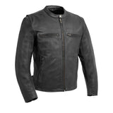 Turbine - Motorcycle Perforated Leather Jacket Jackets Empire