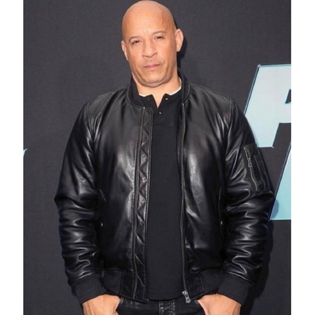 Black Vin Diesel Leather Jacket Jackets Empire