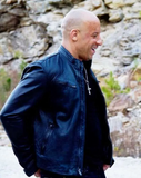 Vin Diesel Blue Leather Jacket Jackets Empire