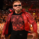 Edge SummerSlam Studded Red Leather Jacket Jackets Empire